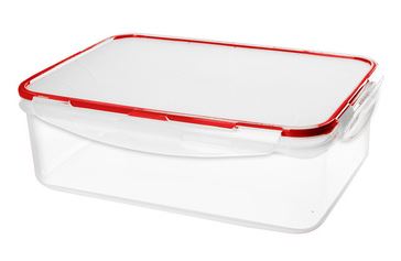 Контейнер для продуктов Modena прямоугольный 1л с защёлками (бесцветный)